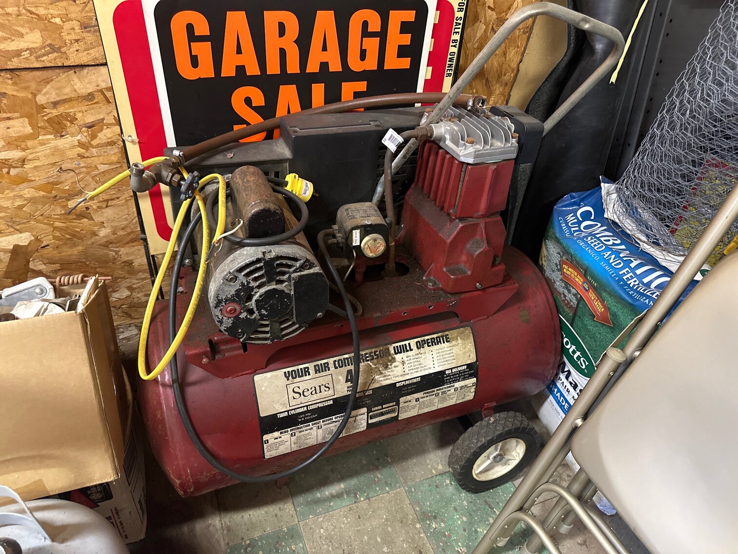Sears 4 HP Air Compressor