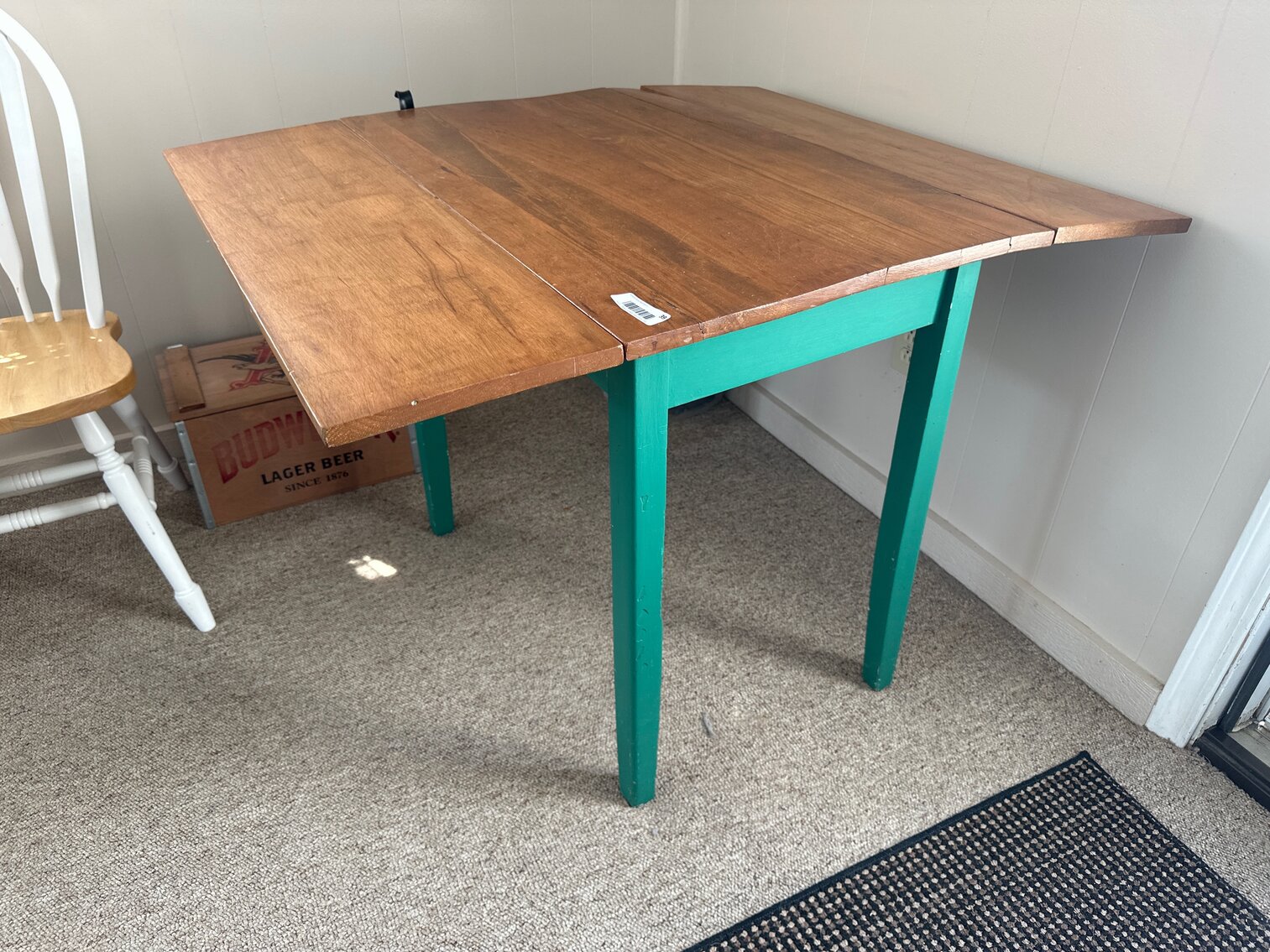 Drop Leaf Wood Table 