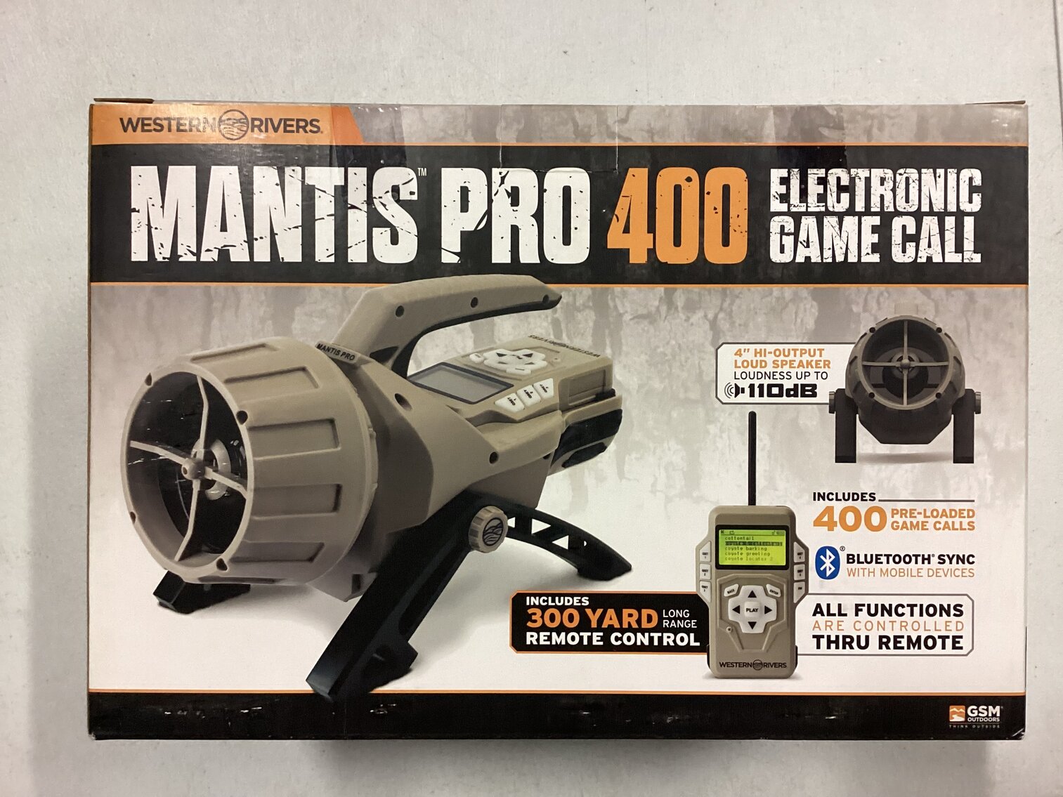 (1) MANTIS PRO 400 ELECTRIC GAME CALL W/400 PRE-LOADED GAME CALLS