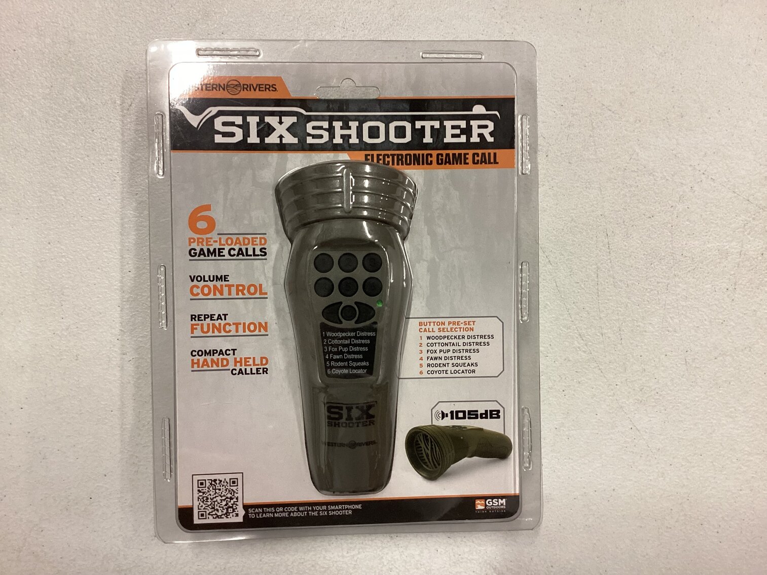 (1) SIX SHOOTER ELECTRONIC GAME CALL