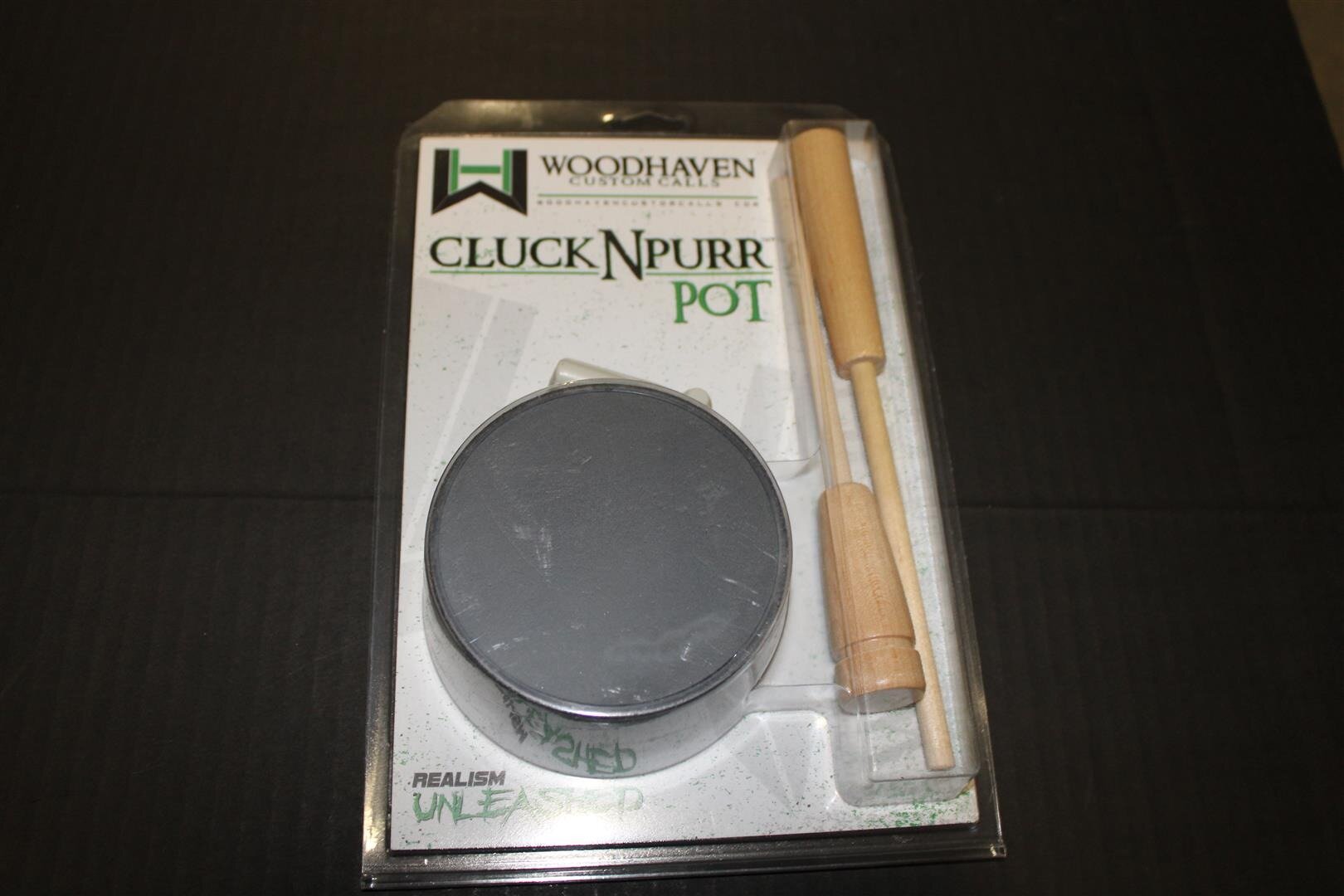 (1) WOODHAVEN CUSTOM CALLS - CLUCK N PURR POT CALL