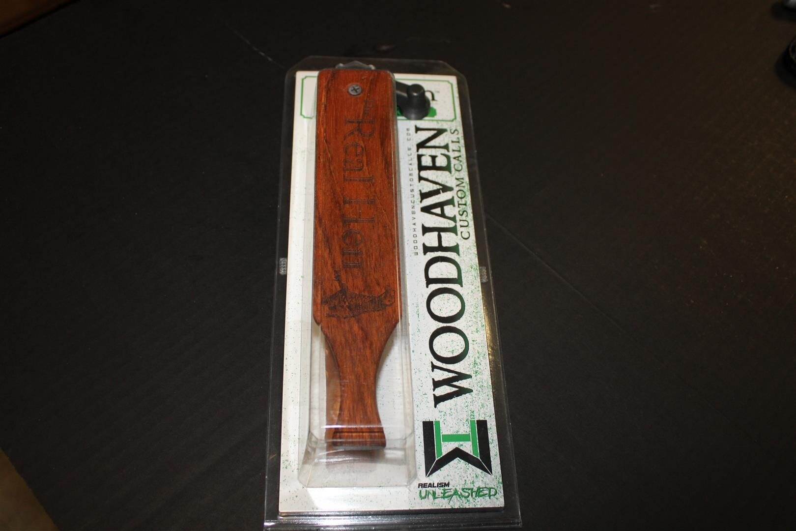(1) WOODHAVEN CUSTOM CALLS - STINGER PROFLEX GRUNT CALL - REAL HEN CHERRY BOX CALL