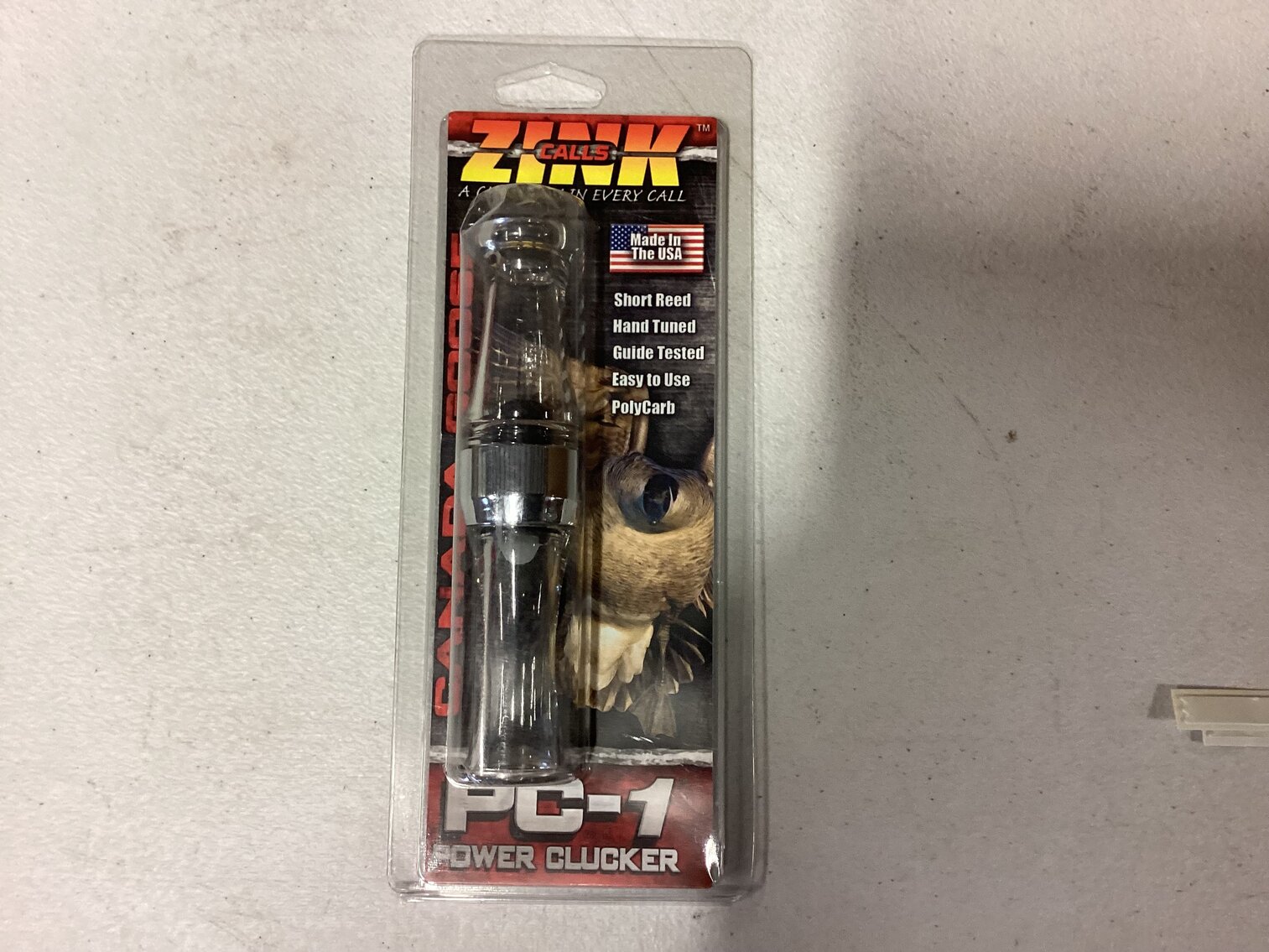 (1) ZINK CALLS - POWER CLUCKER CALL PC-1 GSE CALL SMKE