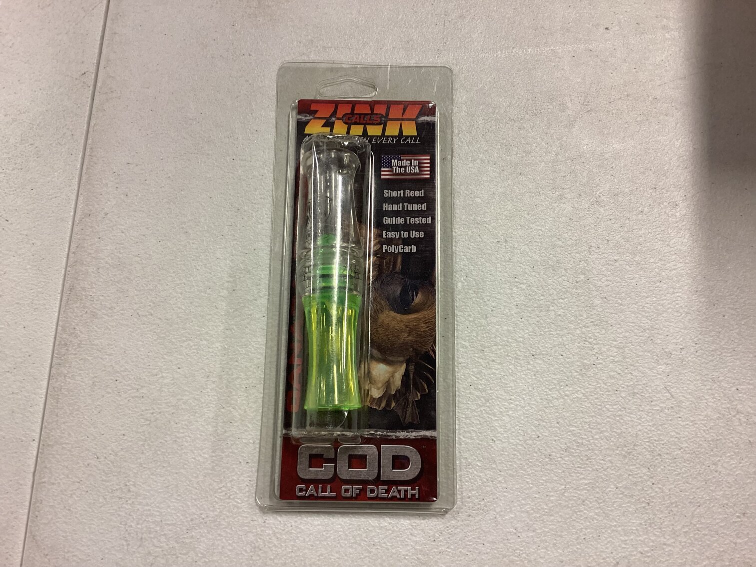 (1) ZINK CALLS - TURKEY CALL - CALL OF DEATH