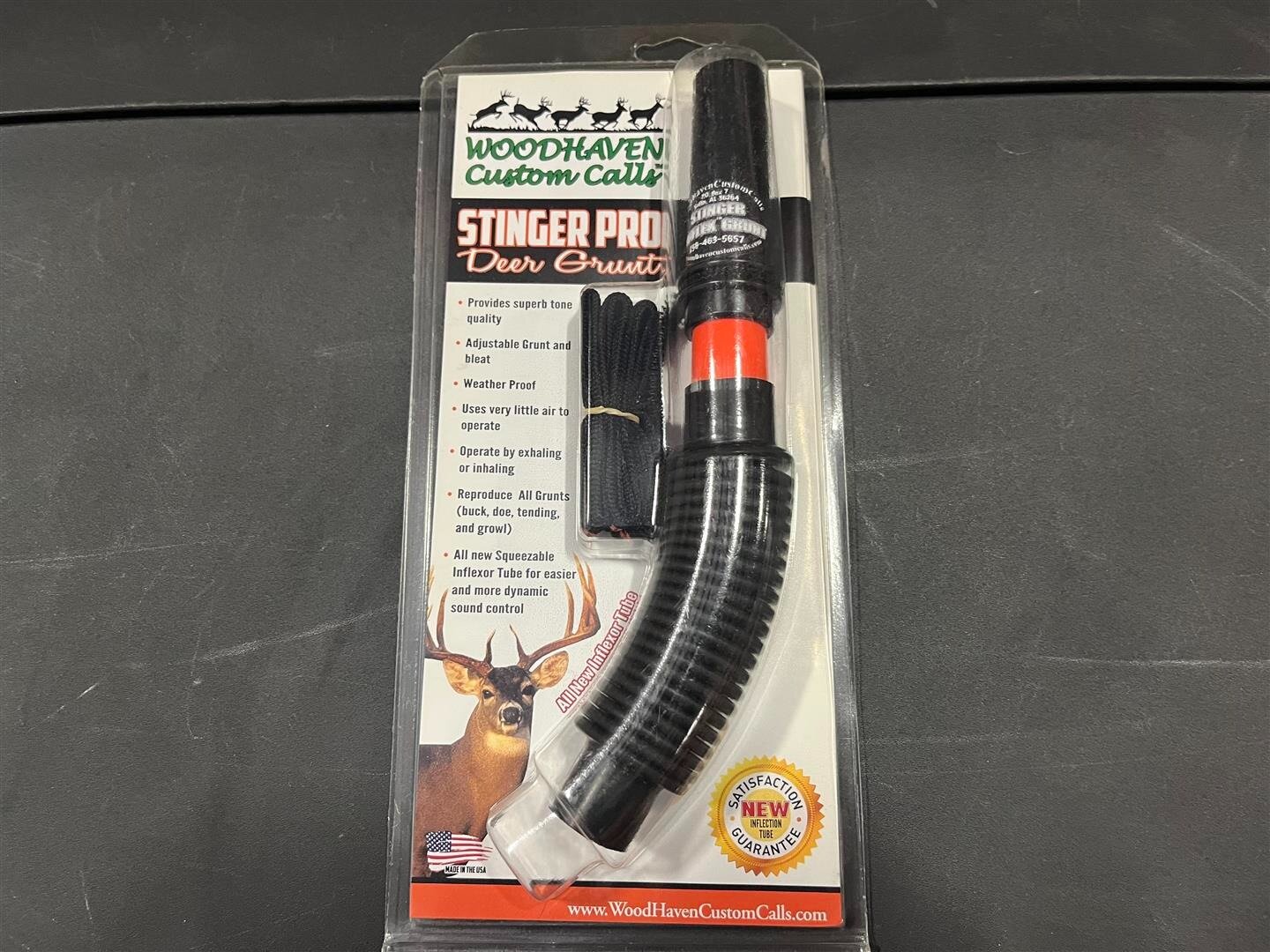 (1) WOODHAVEN CUSTOM CALLS - STINGER PROFLEX GRUNT CALL