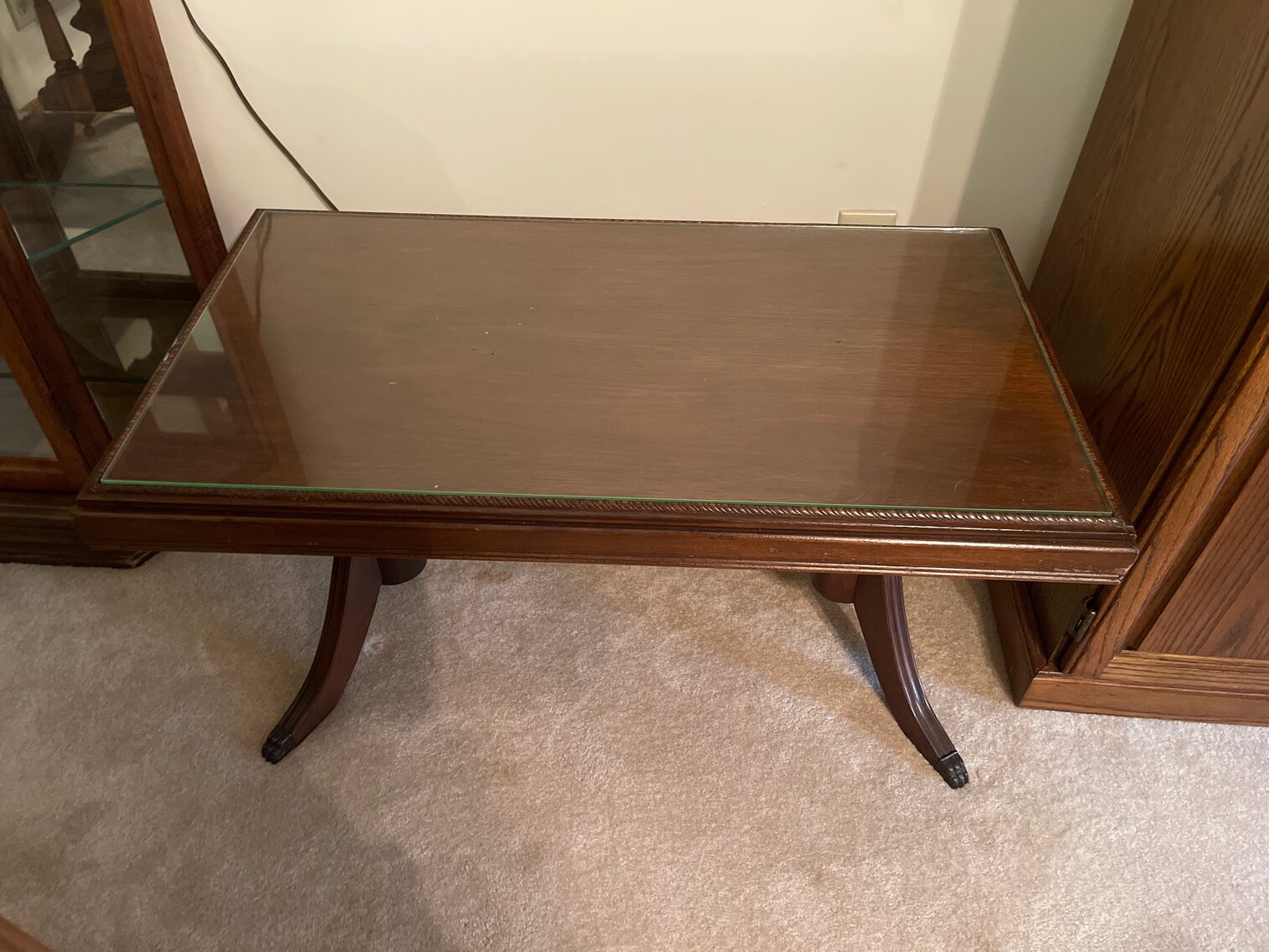 Glass Top Coffee Table
