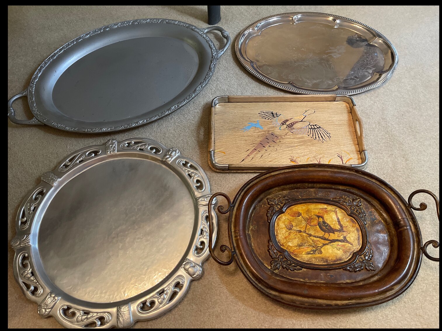 Misc. Serving Platters and Tray
