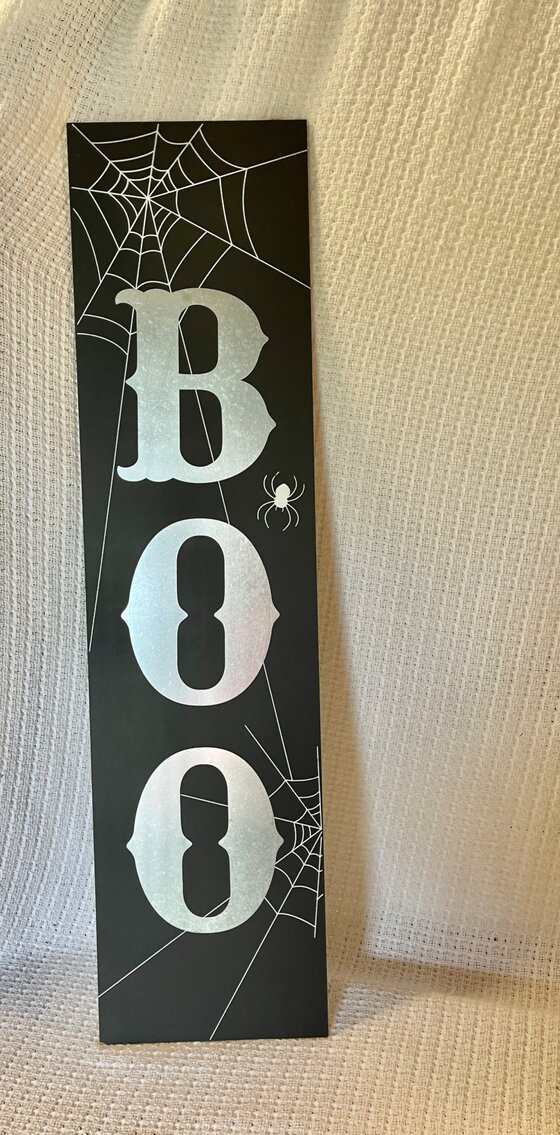 BOO Sign