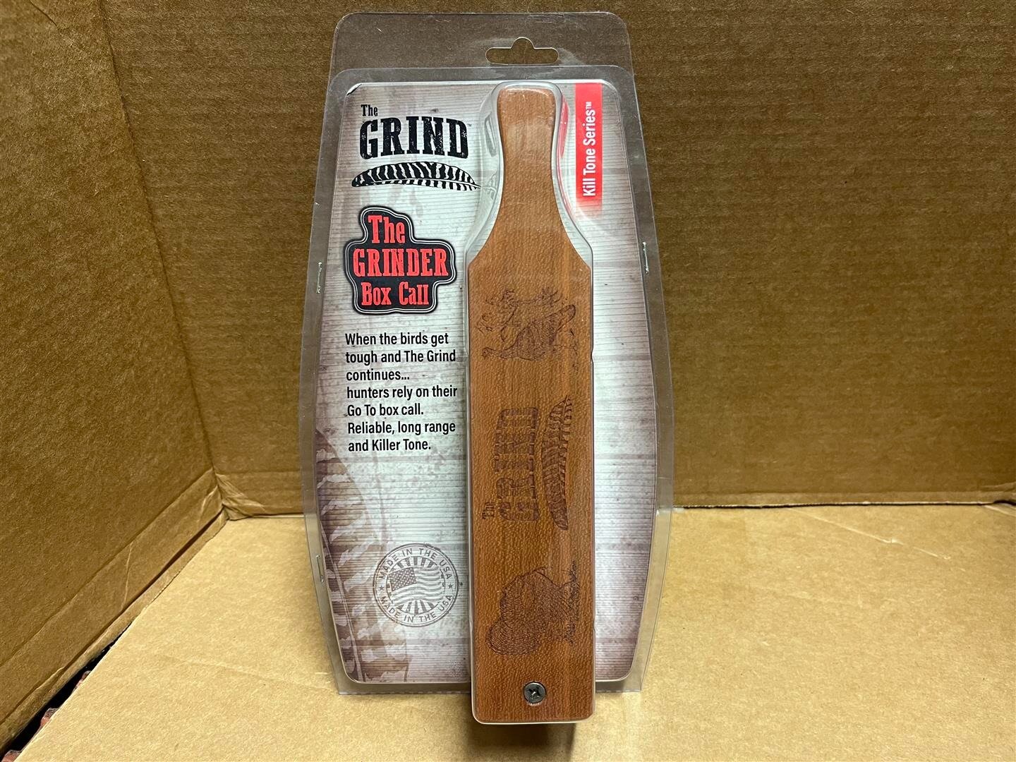 (1) THE GRIND - THE GRINDER BOX CALL - CHERRY