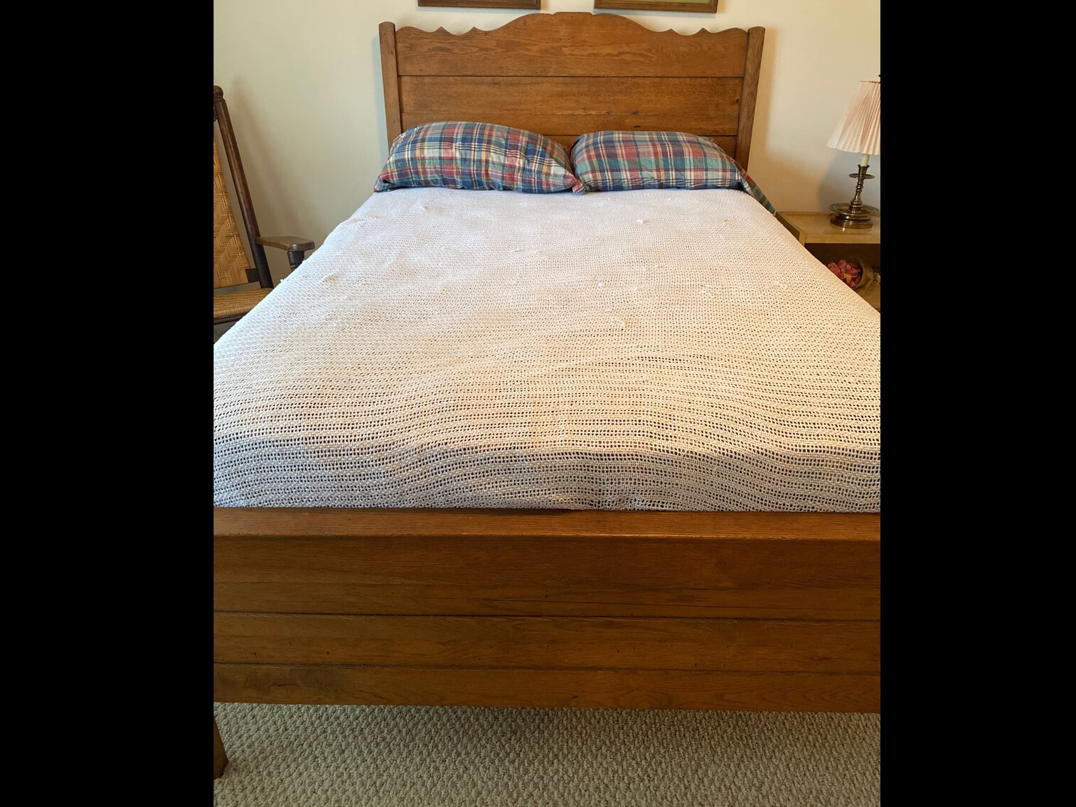 Beautiful Vintage Wooden Bed