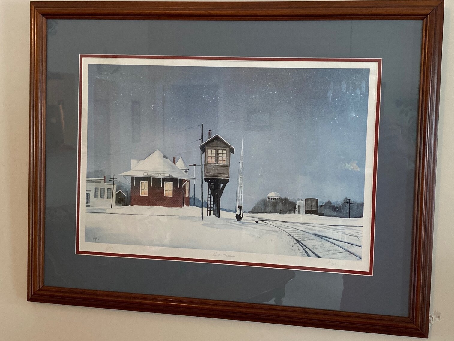 Local Art - Burlington Train Depot