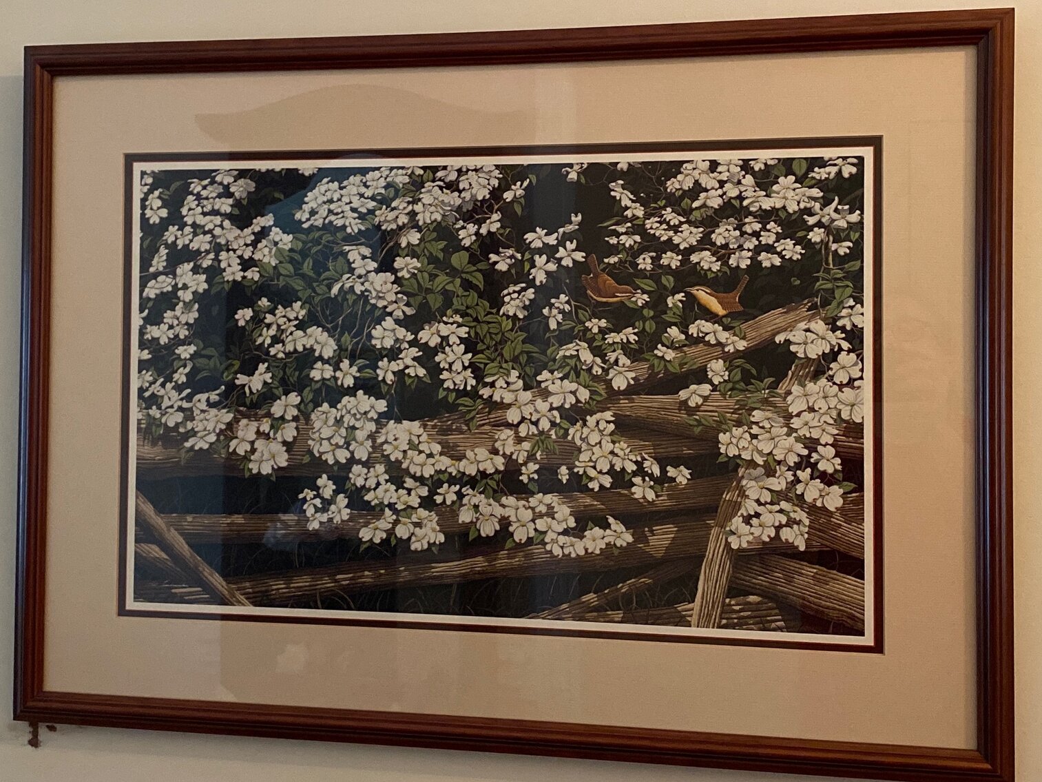 Bob Timberlake print. Framed and matted 