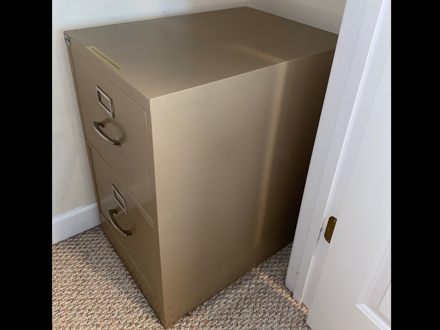 Two drawer filing cabinet