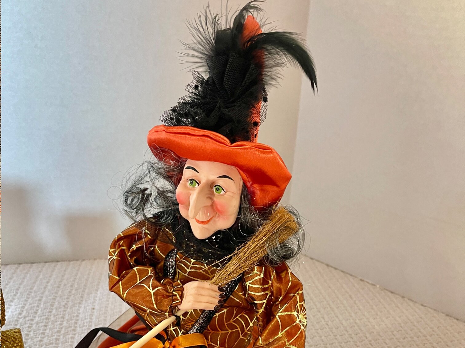 Orange Sitting Witch and More