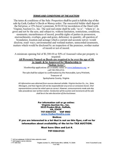 Image for Indian Acres - LIVE AUCTION