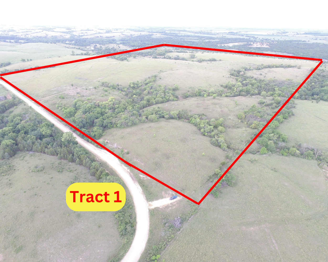 Tract 1: 160 +/- Acres 
