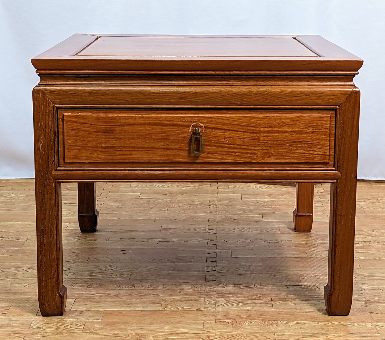 Vintage Ming Style Side Table/ Nightstand 