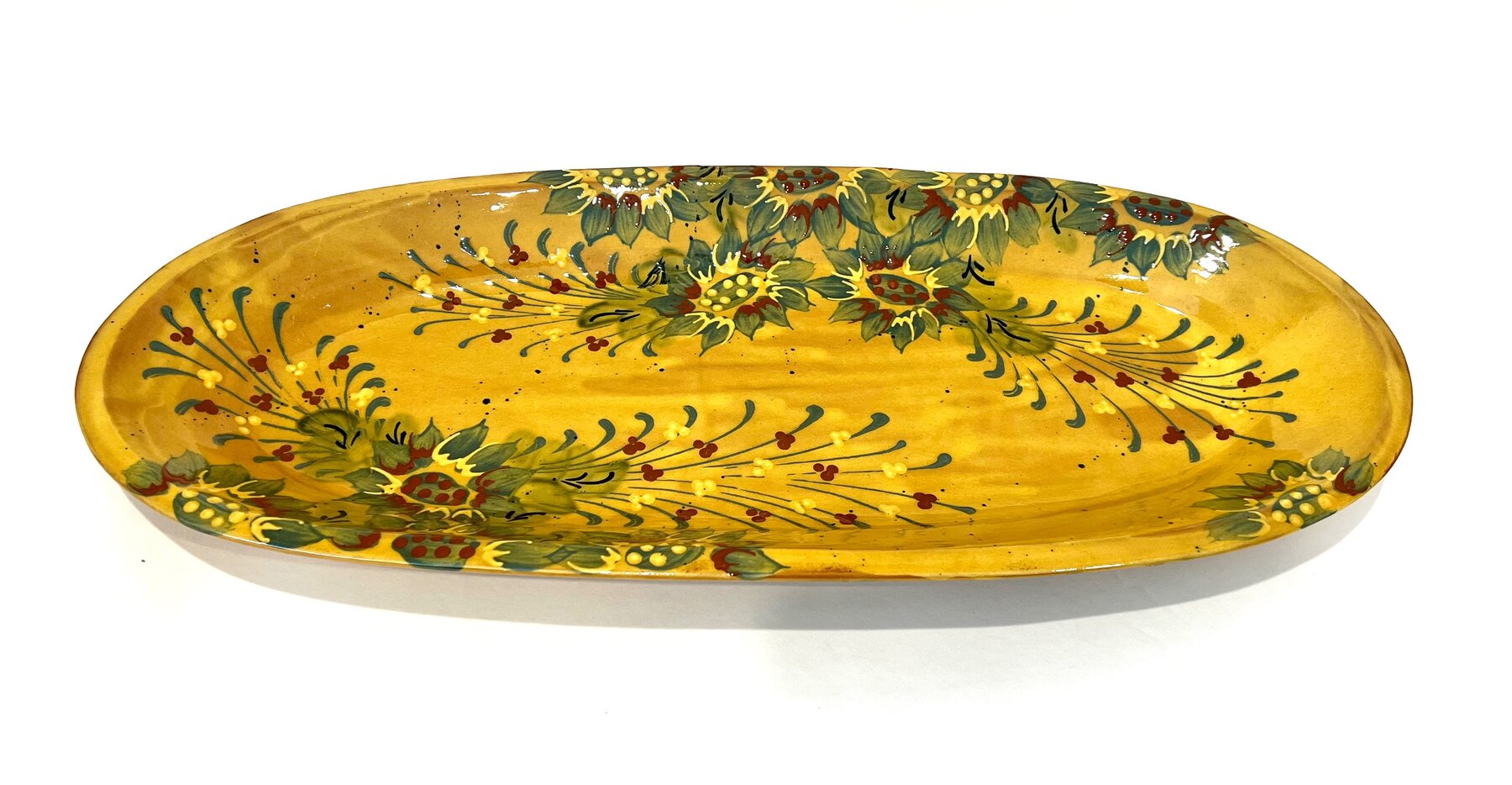 FF Griffi Corsica Terraghja Hand painted Serving Platter