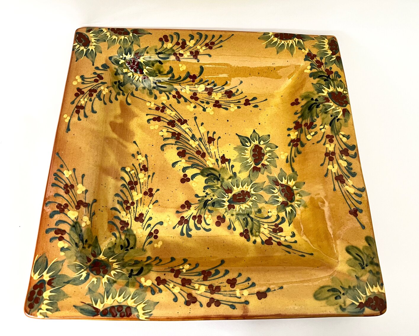 FF Griffi Corsica Terraghaja Square Serving Platter