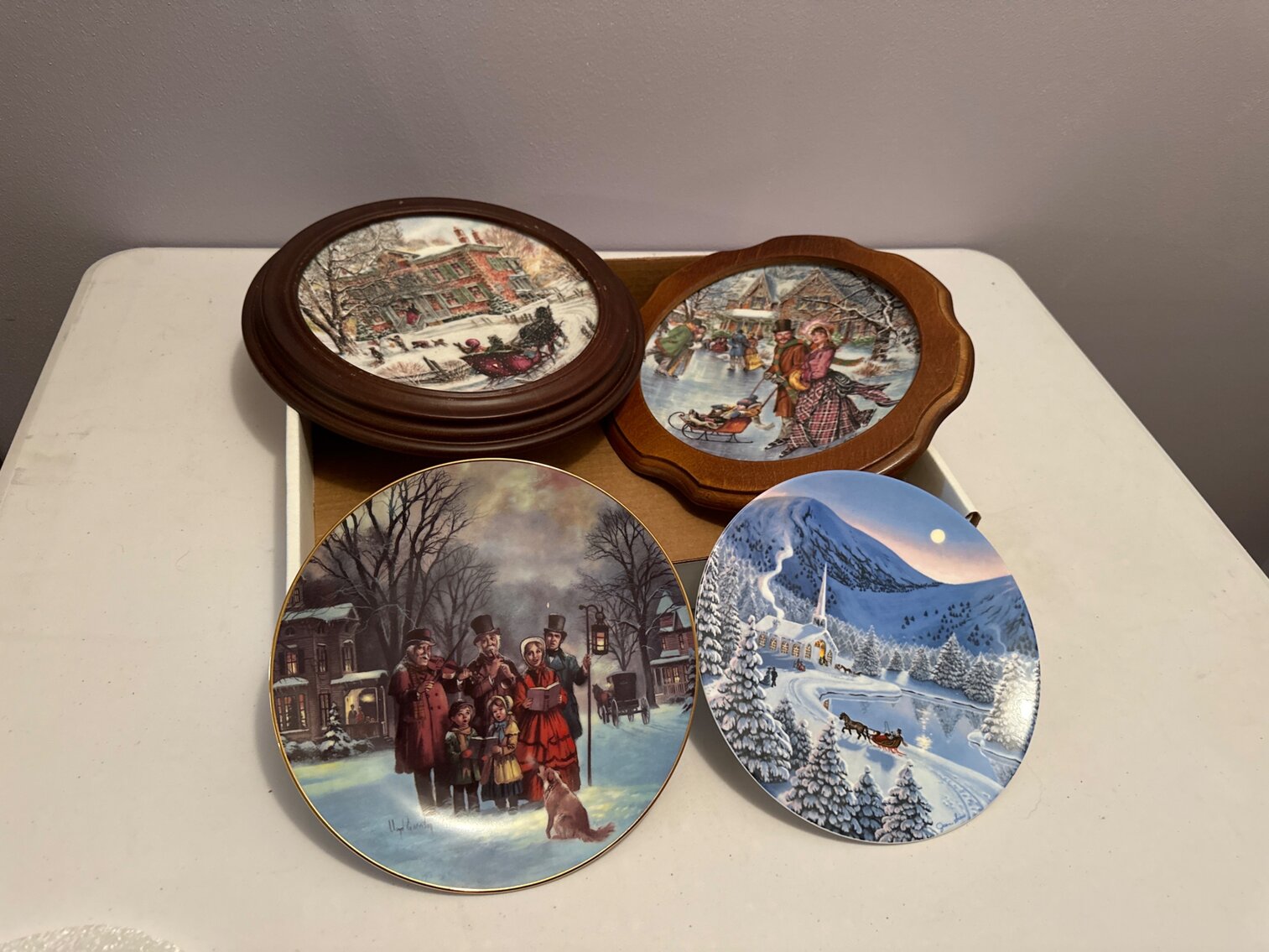 Christmas Themed Collector Plates