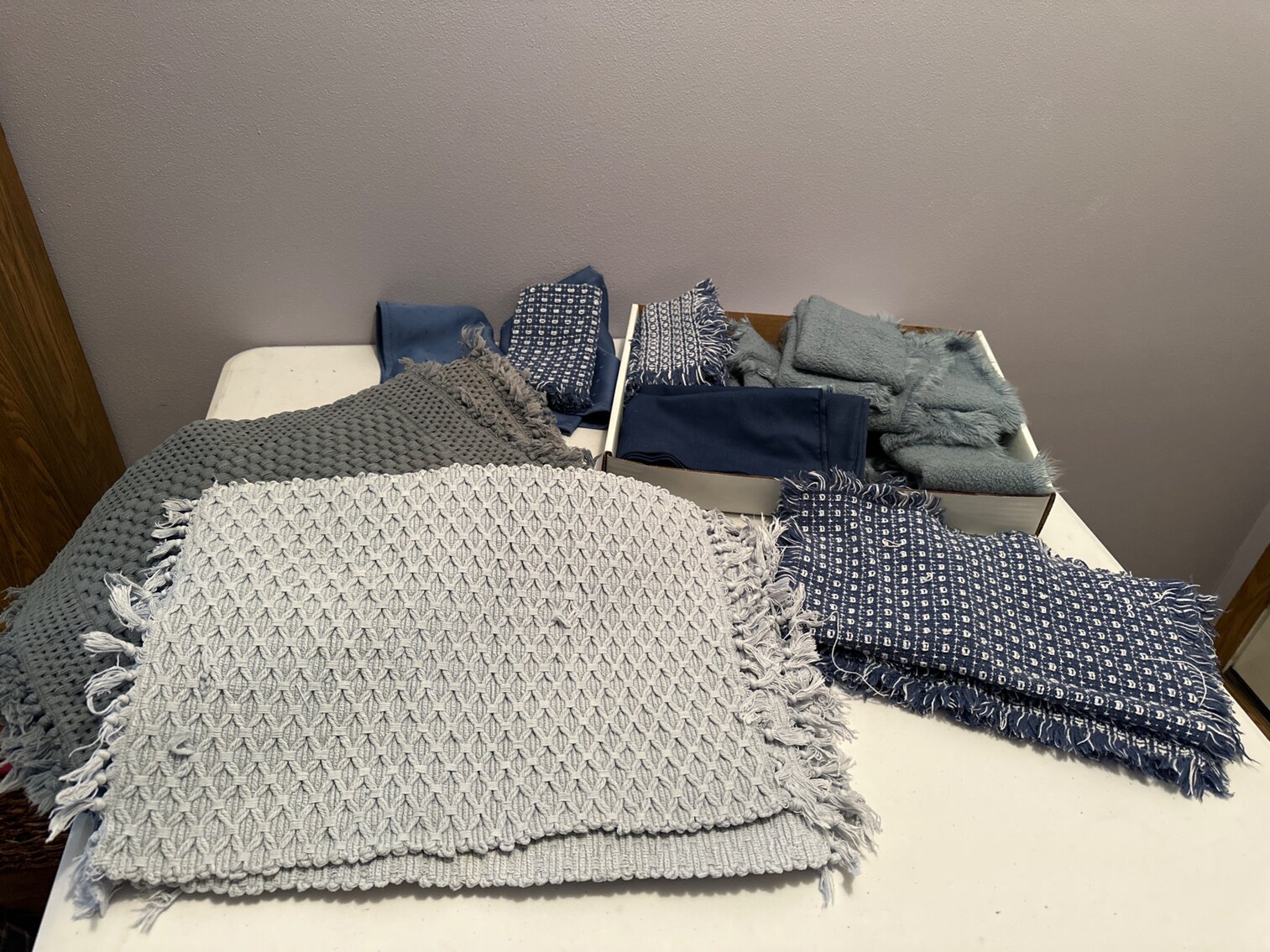 Blue Placemats and Napkins