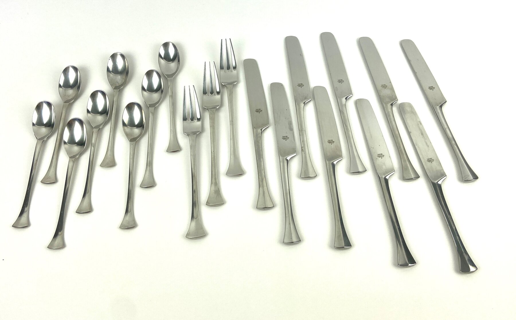 Dansk Thistle Stainless Flatware Pieces - 20 Pieces