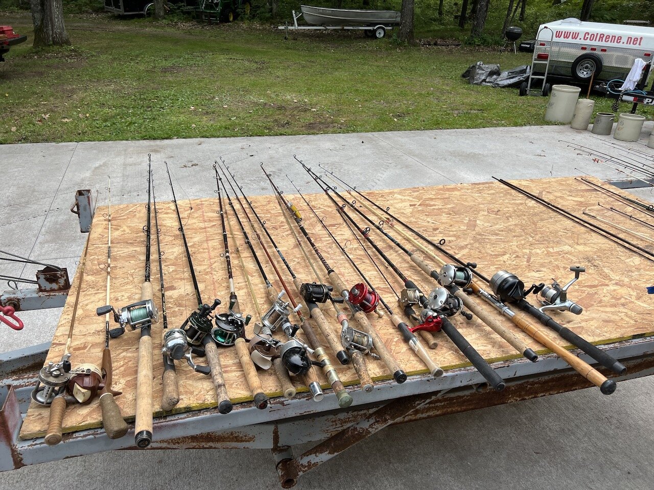 Image for Lake Tomahawk,  WI. Pontoon, 60+ firearms, ATV. Motorcycle, Tools, Moped, Sporting Goods Antiques & more!