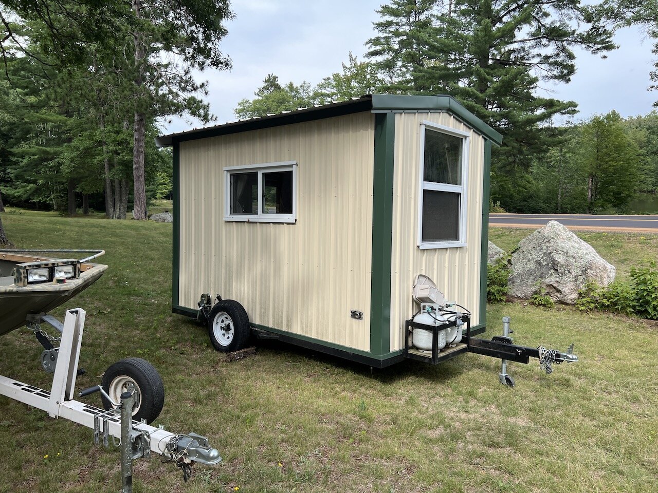Image for Lake Tomahawk,  WI. Pontoon, 60+ firearms, ATV. Motorcycle, Tools, Moped, Sporting Goods Antiques & more!