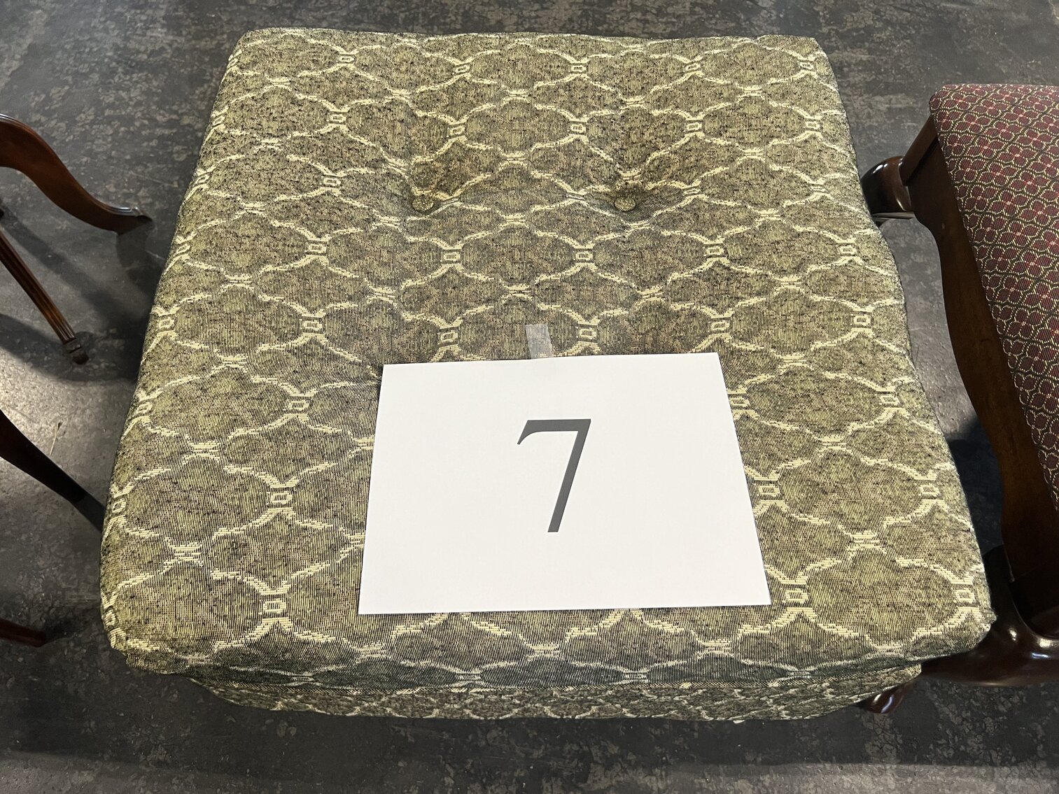UPHOLSTERED OTTOMAN