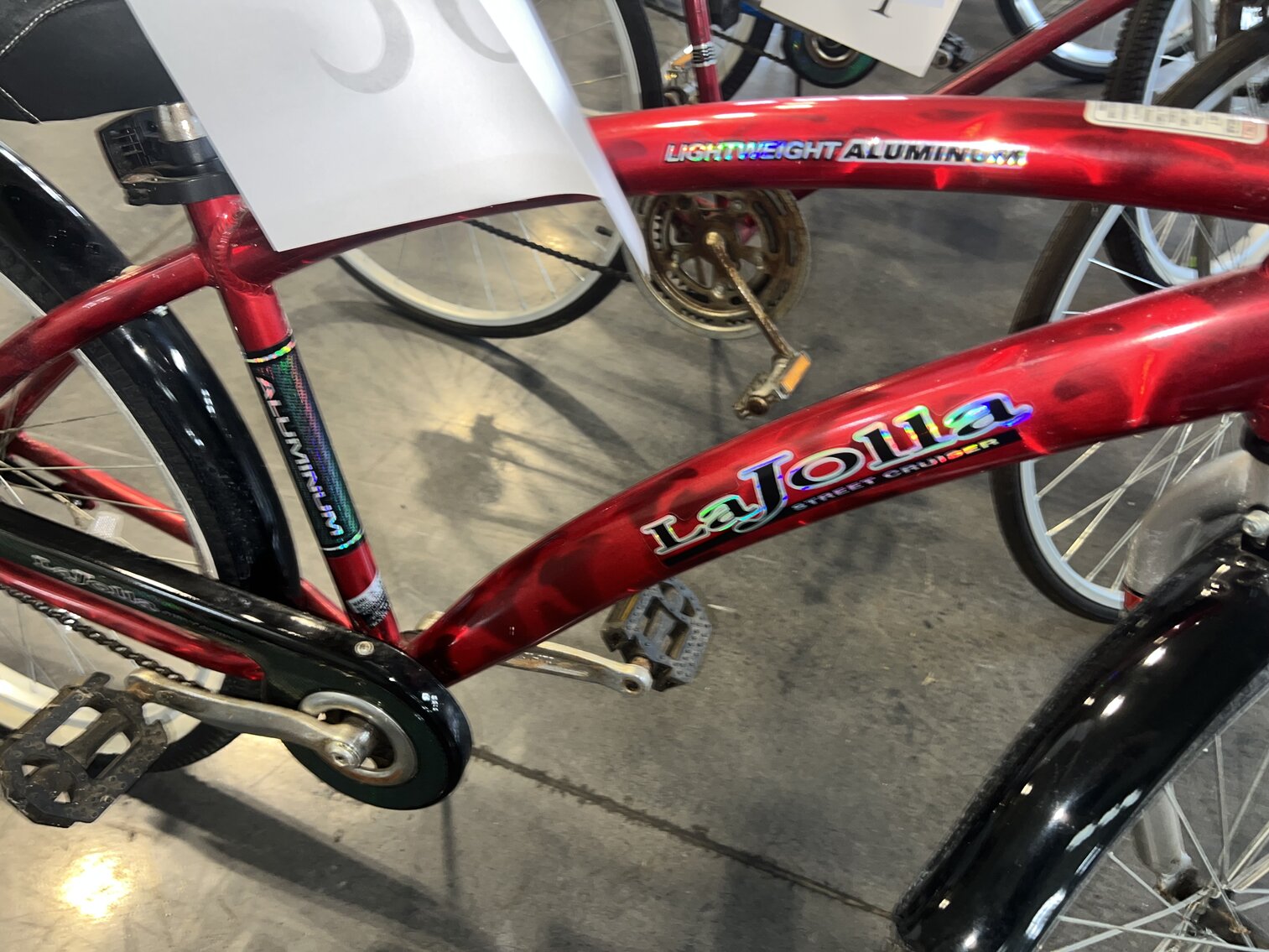 LAJOLLA RED STREET CRUISER BICYCLE