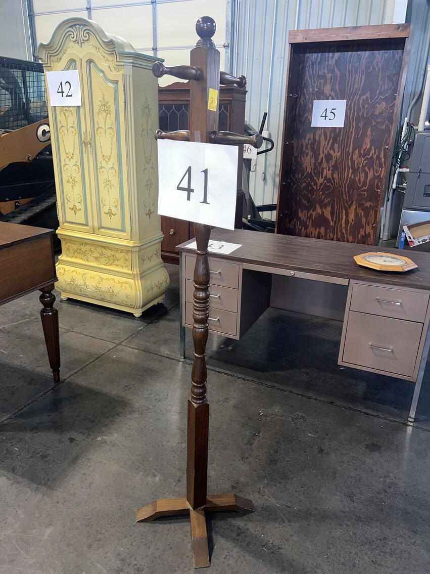 WOODEN COAT RACK