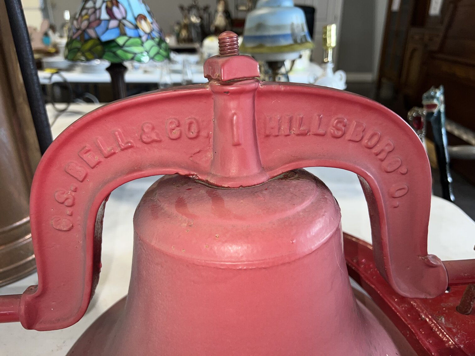ANTIQUE CAST IRON BELL
