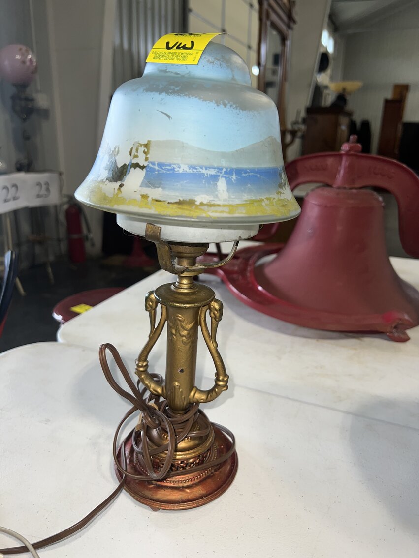 SMALL BRASS LAMP