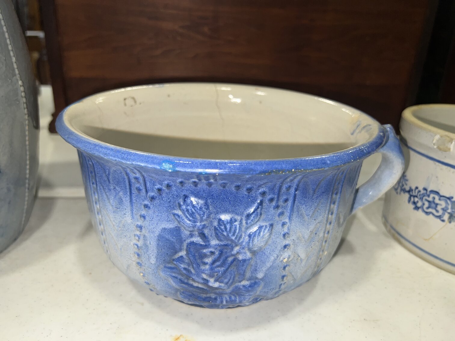 3 STONEWARE PIECES