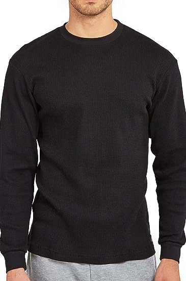 2pk- Mens Large Goodfellow & CO Thermal Shirt Black 