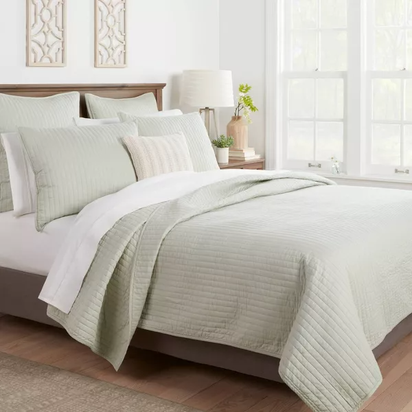 Washed Cotton Sateen Quilt - Threshold™ Full/Queen