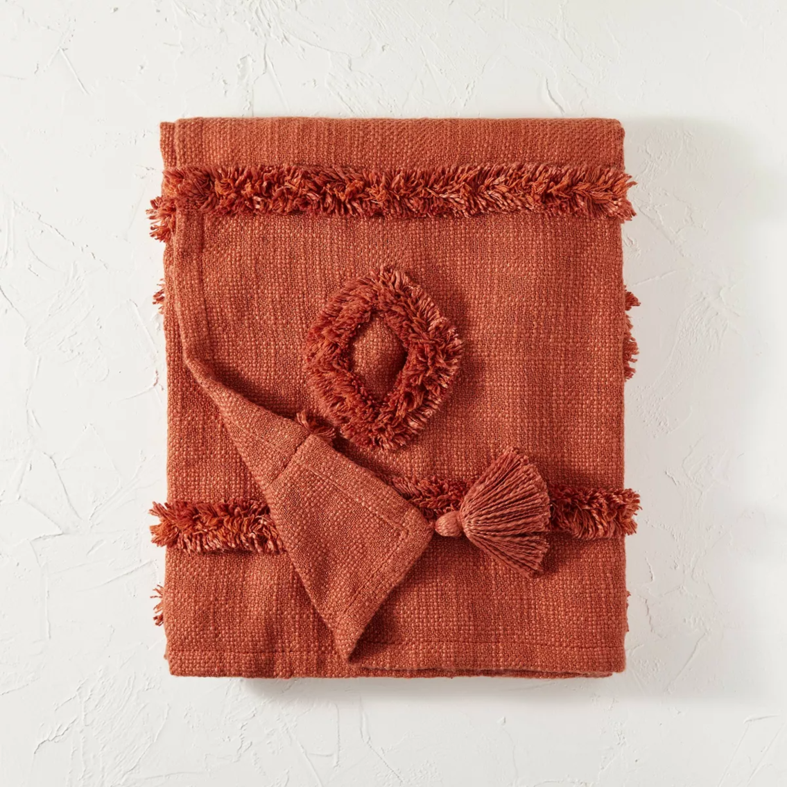 Diamond Pattern Woven Shag Throw Blanket - Opalhouse™ designed with Jungalow™