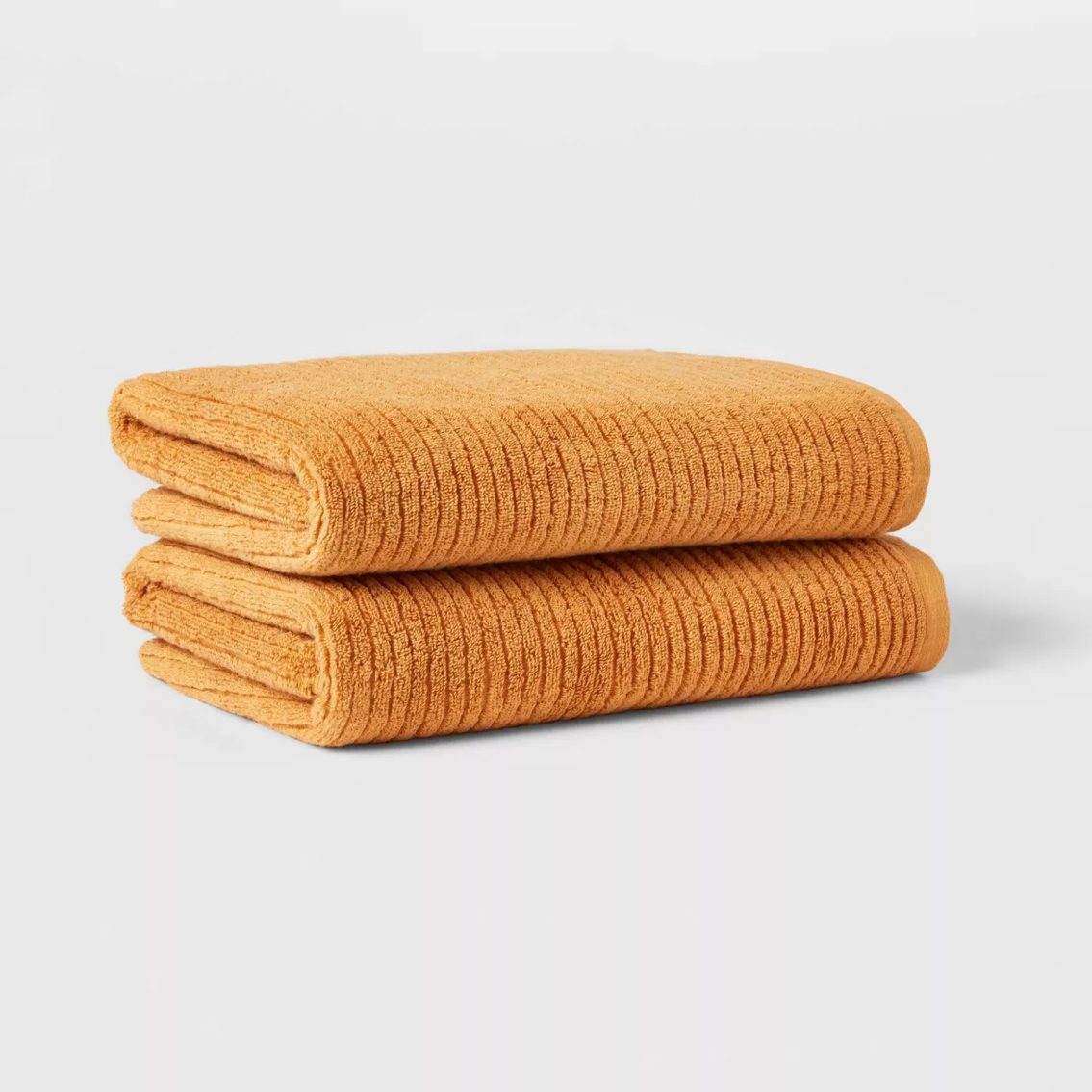 Set of 2 Quick Dry Ribbed Bath Towel Set - Threshold™