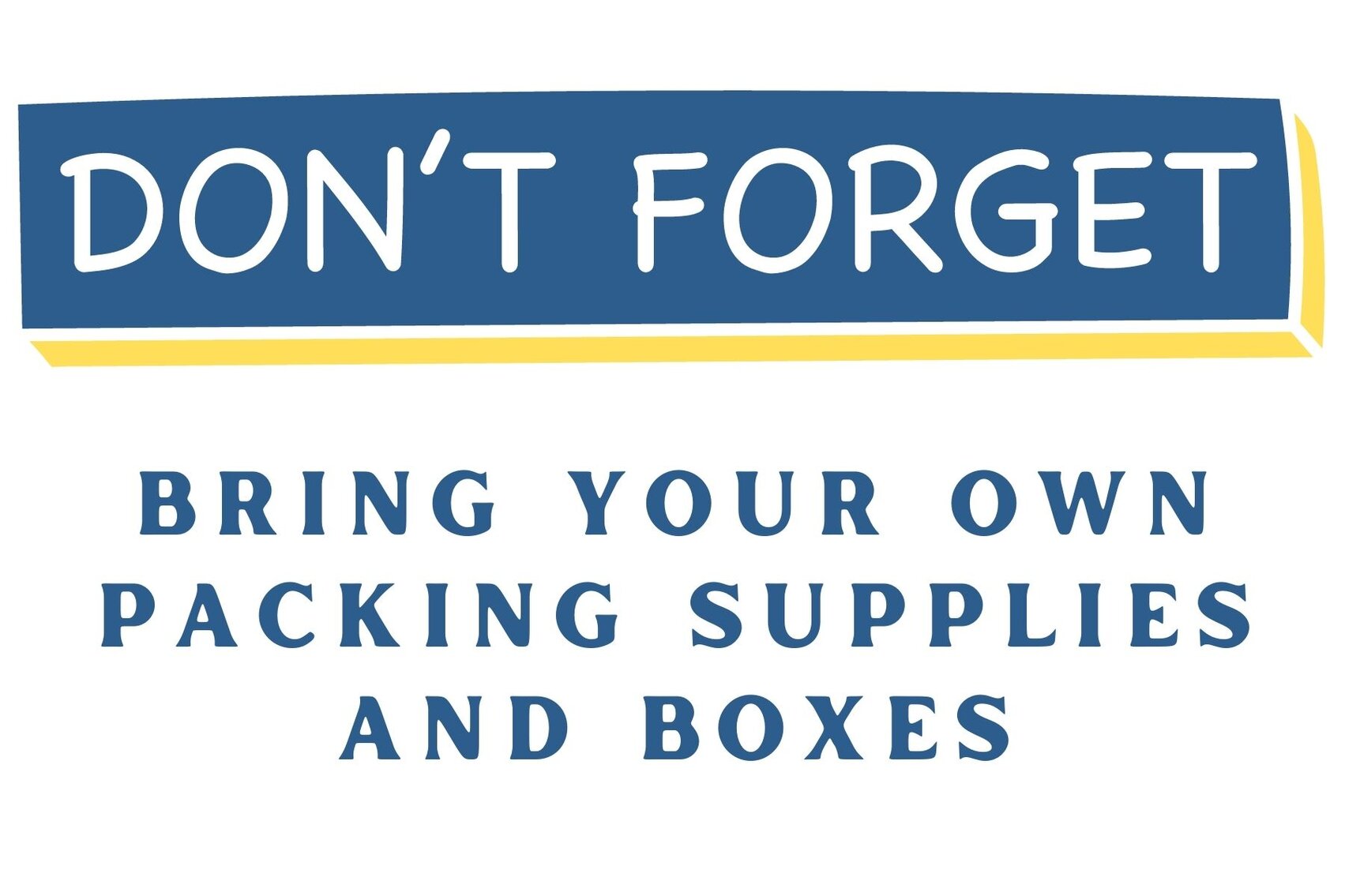 Don’t Forget