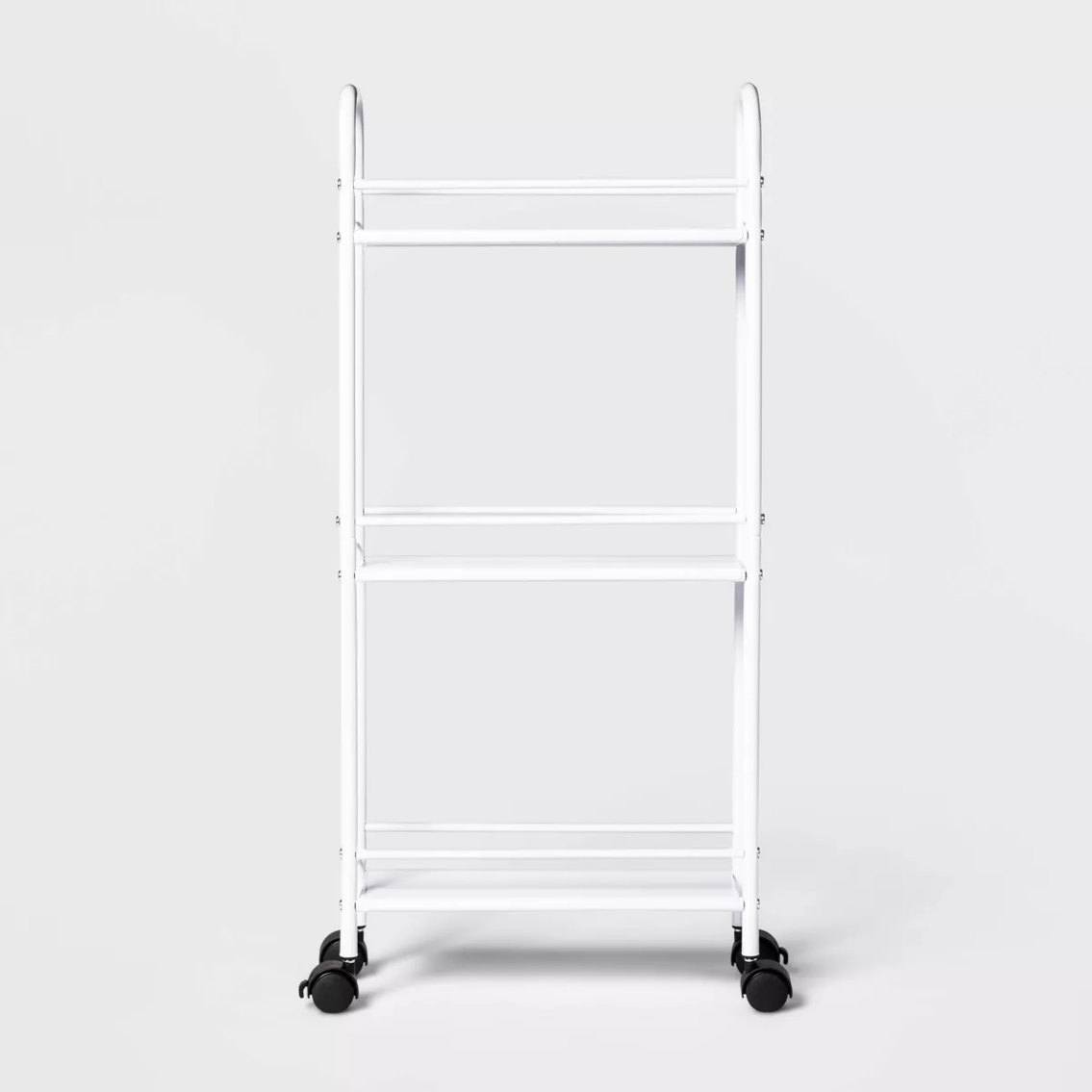 Narrow Storage Cart White - Room Essentials™(open box/box damaged)