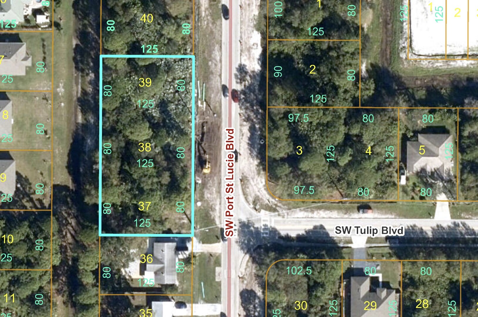 Image for For Sale ONLY at AUCTION .70+/- Acres Directly on Port St. Lucie Boulevard!