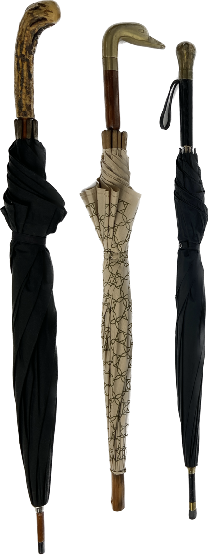 Three Unique Umbrellas