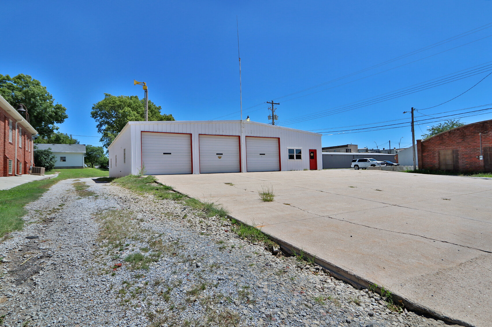 Image for Absolute Pawnee City Firehall Real Estate Auction by the Schaardt Auction Team with Burrows Tracts Real Estate
