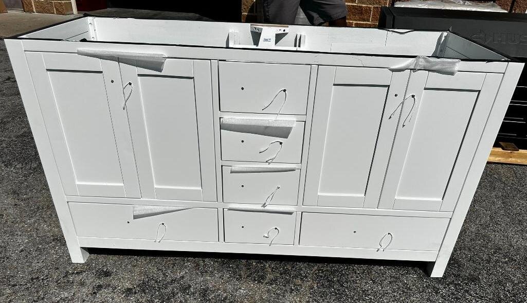 Bathroom Vanity Cabinet, New Without Box, 59in x 23in x 34in H