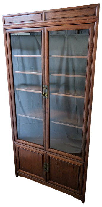 Ming Dynasty Style Hardwood Curio Cabinet