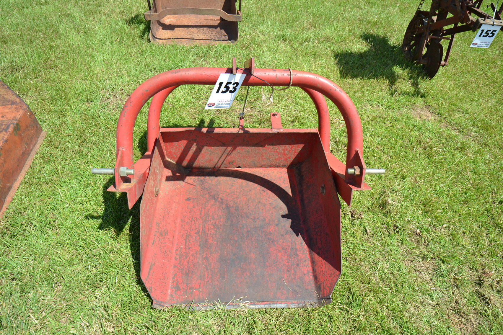 Dirt Scoop 3pt Hitch