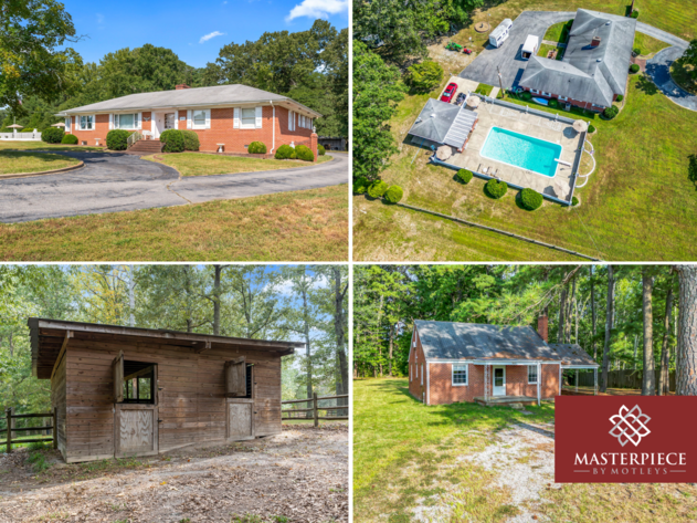 Image for SOLD! | Accelerated Sale | Offering 3 of 3 | All 3 Parcels Sold Together! | 2 Single Family Home & Buildable/Subdividable Lot | Horse Farm, In-Ground Pool with Pool House & More! | 7801, 7817, & 3.53± AC Squirrel Level Road | North Dinwiddie, VA