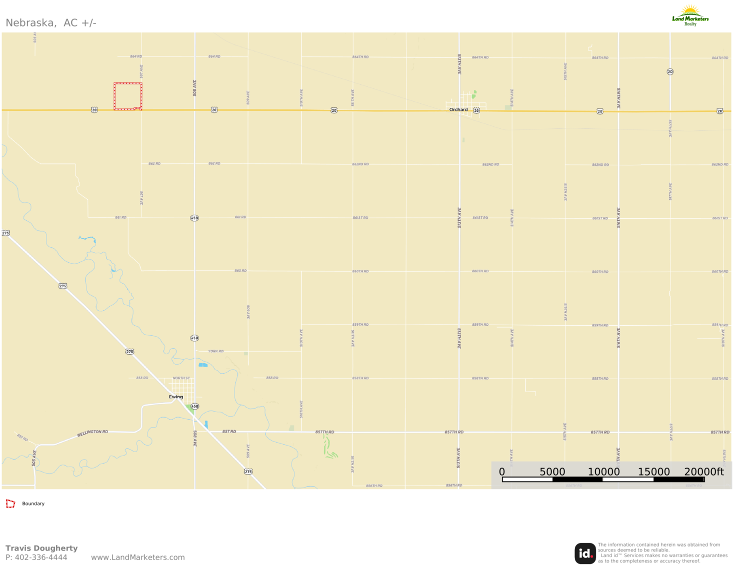Image for 155.04 +/-Acres in Holt County, NE located West of Orchard, NE