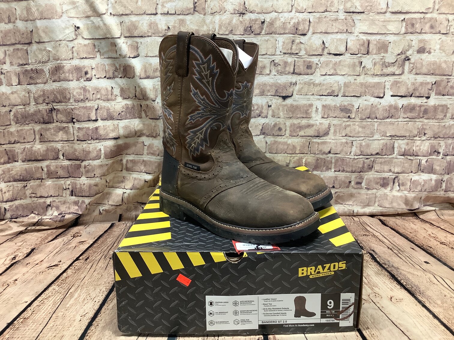 Mens 9 Brazos Bandero ST 2.0 