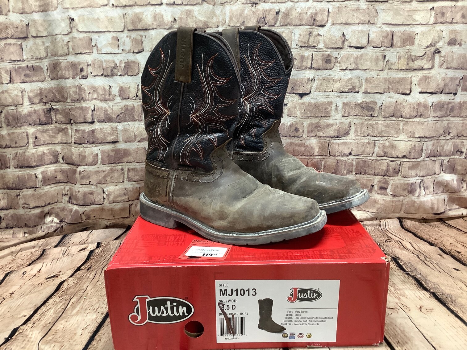 Mens 8.5 Justin 